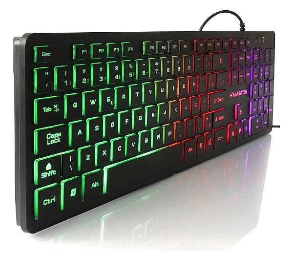 Teclado com fio gamer rgb lehmox ley-2086