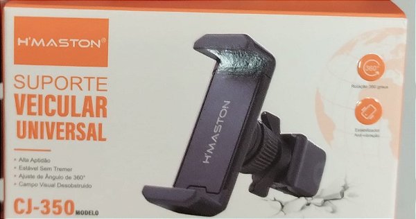 Suporte de celular veicular saida de ar condicionado cj-350