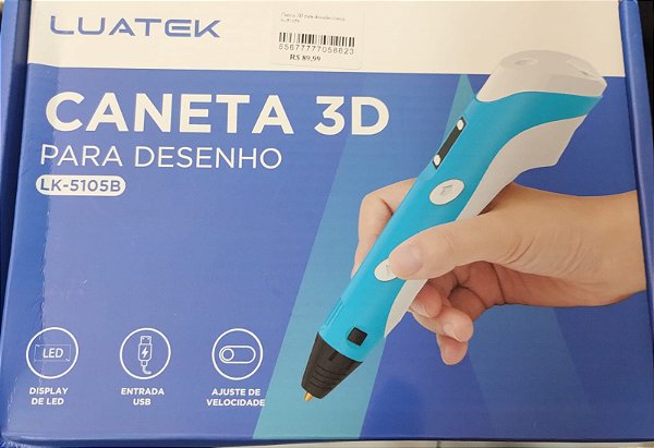 Caneta 3D para desenho luatek lk-5105b