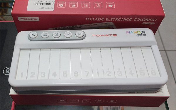Teclado eletronico colorido musicaltomate msy-9992