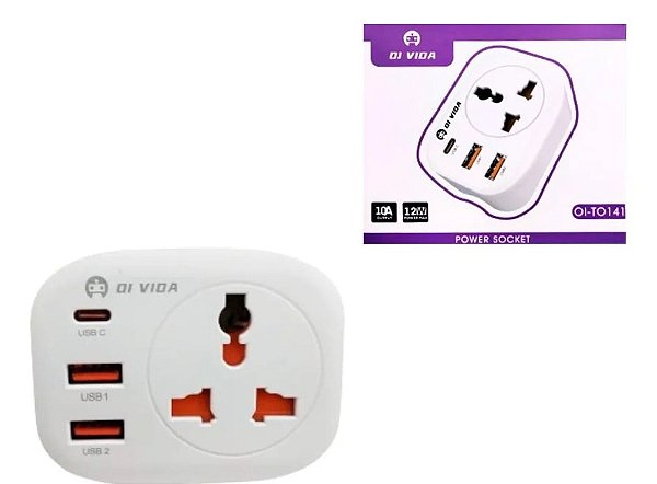 Tomada conversor adaptador oi-to141