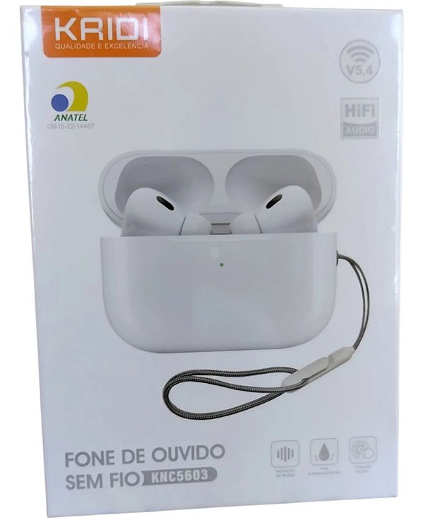 Fone de ouvido bluetooth kaidi knc5603