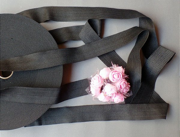 Viés Boneon Maleável 50m X 25mm | Poliéster Preto
