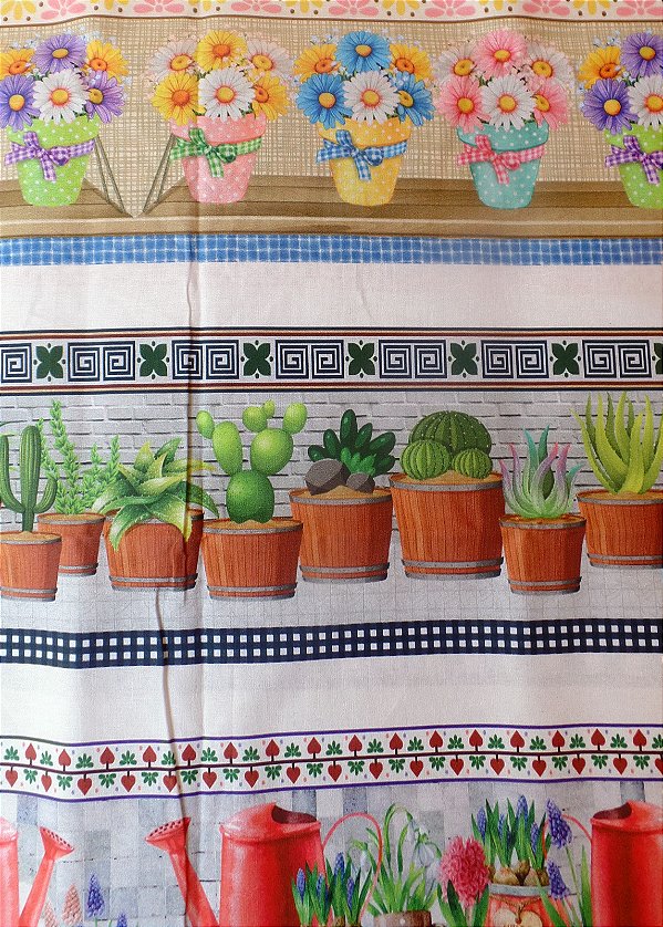 Tecido Cactos 1 M x 1,5 M