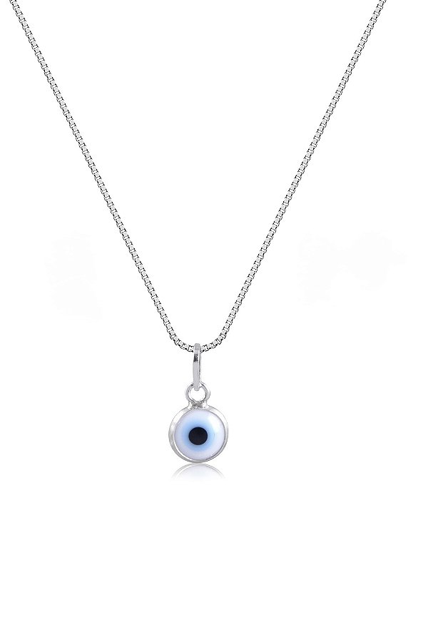 Colar Olho Grego Prata 925