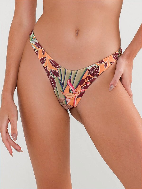Calcinha Asa Delta com Elástico Franzido - BELLES 51725