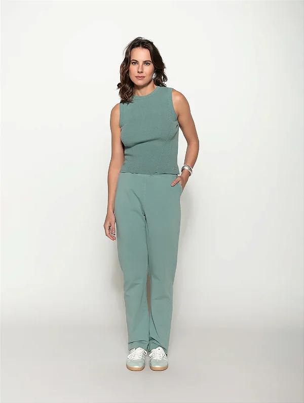 Calça com Bolsos Faca e Elástico - BIAMAR 12032