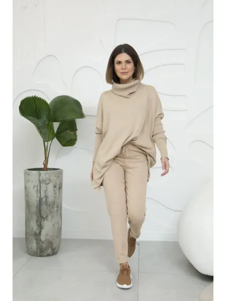 Blusa Mullet com Gola e Mangas Caneladas - ABENÇÂO 29828