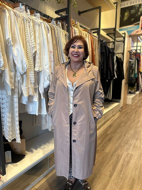 Trench Coat Alongado - DECLARI 36733