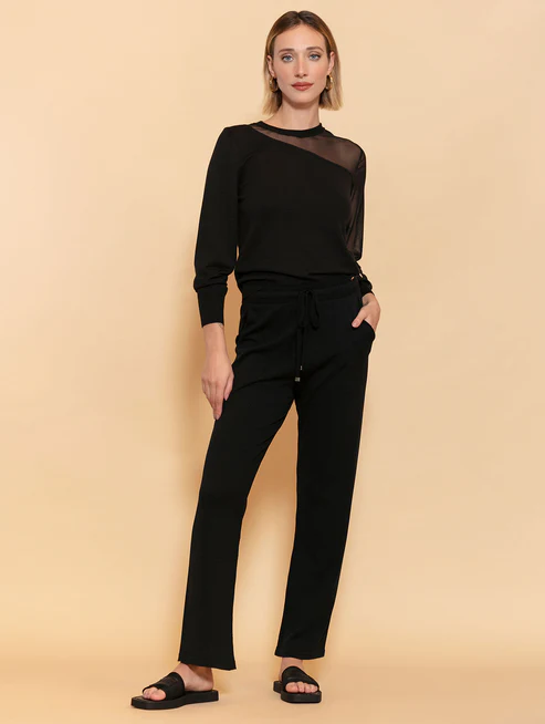 Calça Reta com Bolsos Faca - BIAMAR 10951