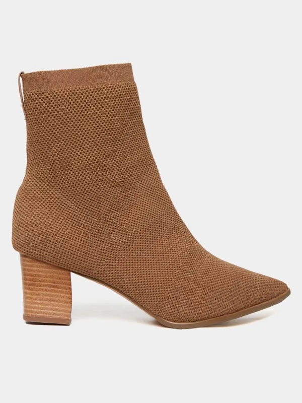 Bota Cano Médio em Tricot - AMBICIONE 29018