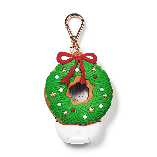Suporte para Higienizador Bath and Body Works "PocketBac Holder" Festive Donut