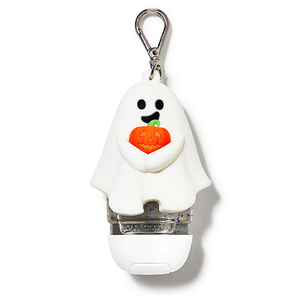 Suporte para Higienizador Bath and Body Works " PocketBac Holder " Light-up Glow-in-the-Dark Ghost