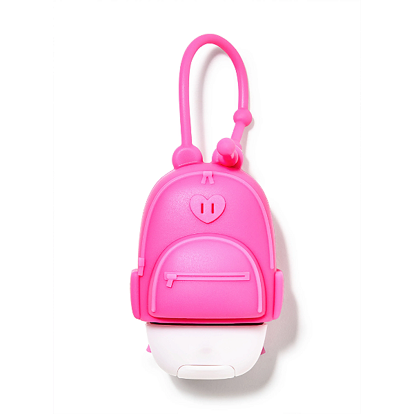 Suporte para Higienizador Bath and Body Works " PocketBac Holder " Pink Heart Backpack