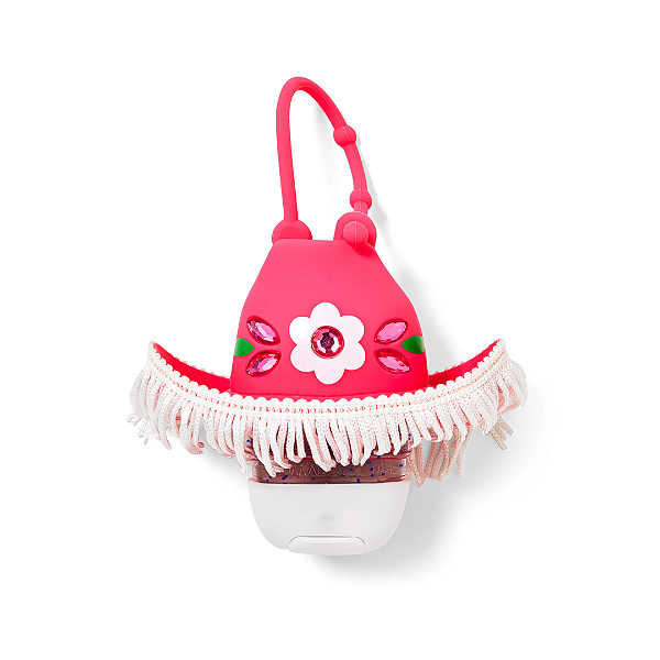 Suporte para Higienizador Bath and Body Works " PocketBac Holder " Pink Cowboy Hat