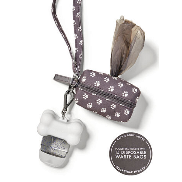 Suporte para Higienizador Bath and Body Works " PocketBac Holder " Wearable Doggie Clean-Up Bags