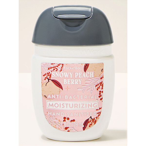 Higienizador de Mãos Hidratante Bath and Body Works Snowy Peach Berry