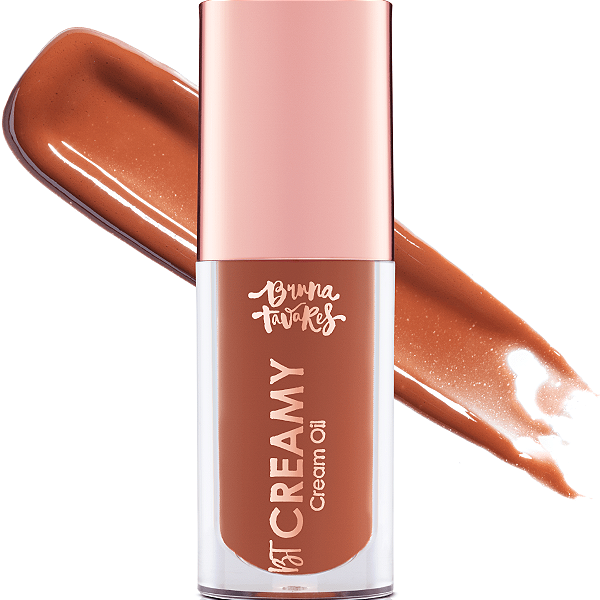 Lip Oil Labial Bruna Tavares BT Creamy | Cor: Dulce De Leche