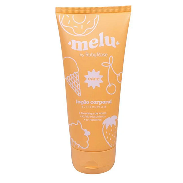 Loção Corporal Melu By RubyRose Berry Pie Mirtilo 200ml