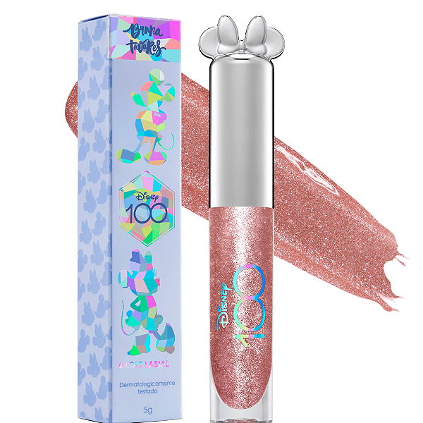 Gloss Bruna Tavares Disney 100 | Cor: My Happy Place (Próx a validade 09/2026)