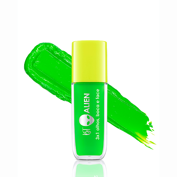 Sombra e Delineador Bruna Tavares BT Alien 3x1 | Cor: Green Neon