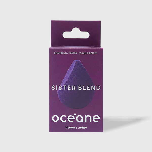 Esponja de Maquiagem Océane Purple Sister Blend | Cor: Roxa
