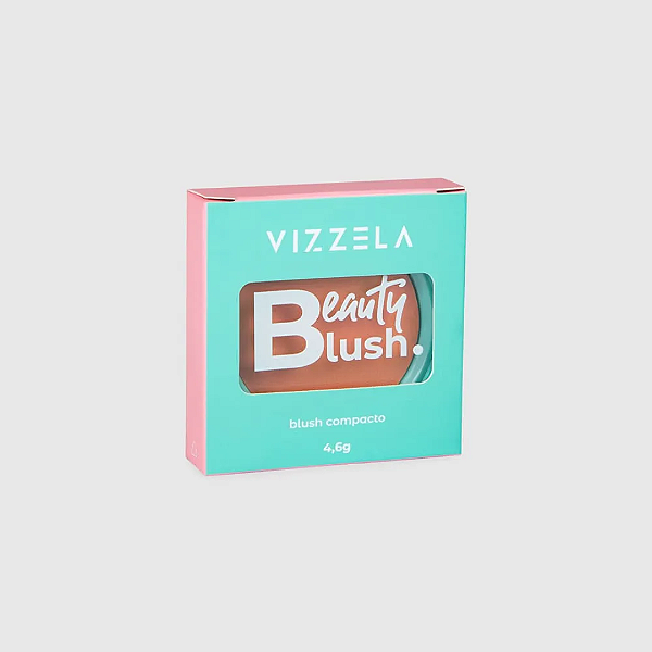 Blush Compacto Vizzela Beauty Blush | Cor: 04 Beauty Queen