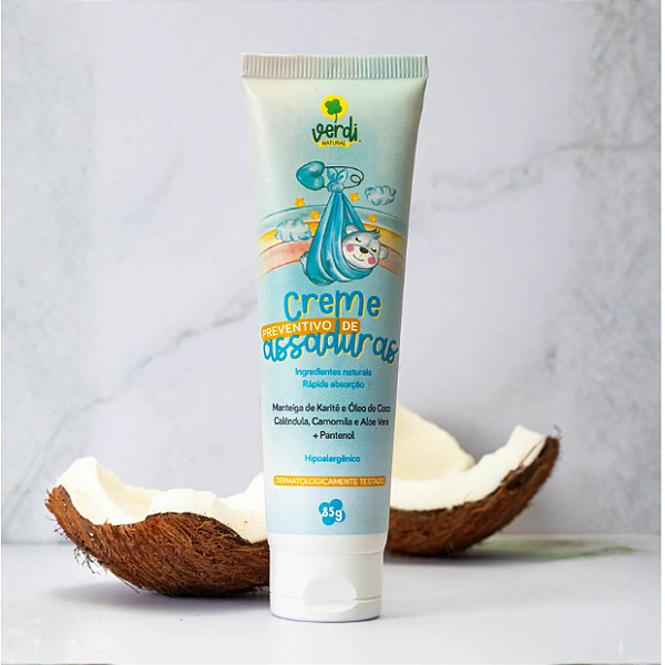 Creme Preventivo de Assaduras para Bebe 85g | Verdi Natural