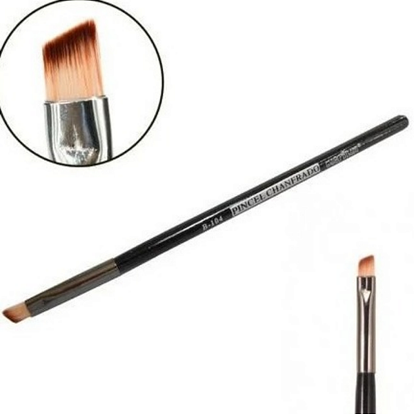 Pincel Profissional Chanfrado Macrilan Delinear e Sobrancelhas B104