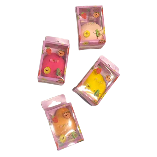 Esponja de Maquiagem PUFF Frutas | Sortidas