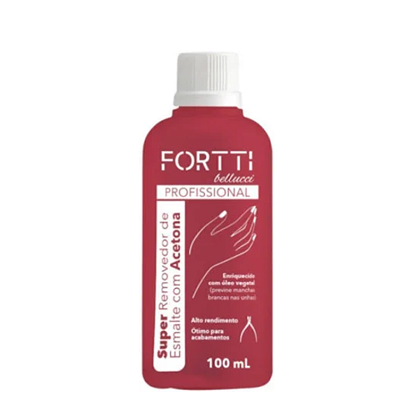 Removedor Esmalte Fortti Profissional | 100 ML
