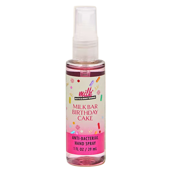 Higienizador de Mãos em Spray Bath and Body Works Milk Bar Birthday Cake
