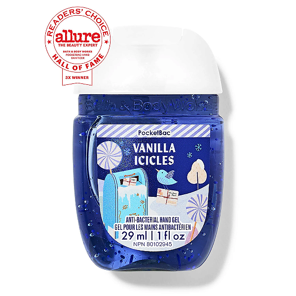 Higienizador de Mãos Bath and Body Works Vanilla Icicles