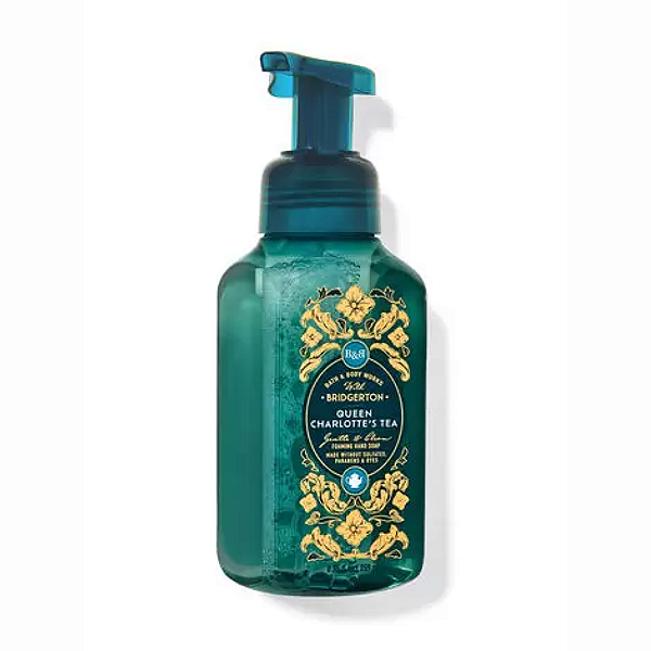 Sabonete para as Mãos Bath and Body Works Bridgerton Queen Charlotte's Tea Gentle & Clean Foaming Hand Soap 259ML