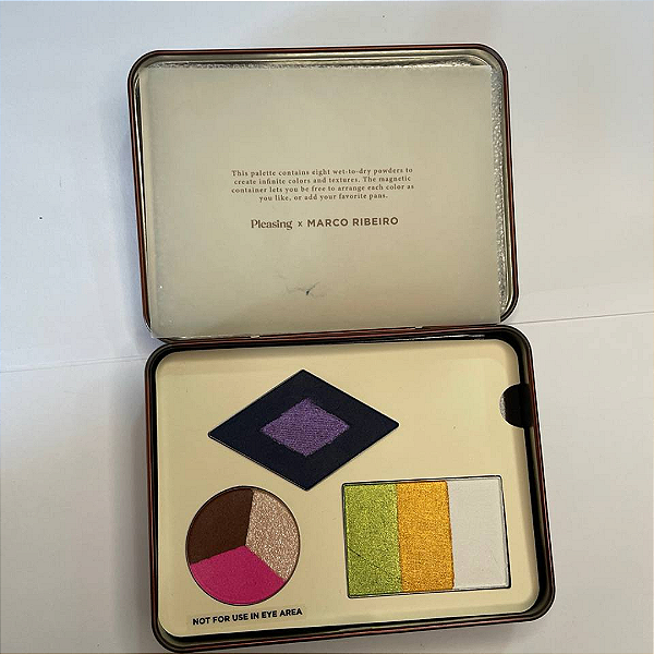 Pigmentos Prensados Pleasing x Marco Ribeiro ( 1 Cor Riscada, sem caixa)