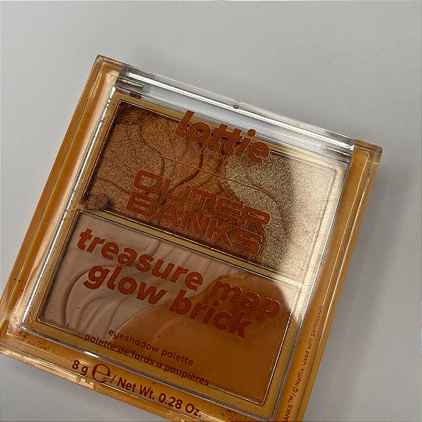 Paleta Multifuncional Lottie London Outer Banks Treasure Map Glow Brick (Quina Quebrada)