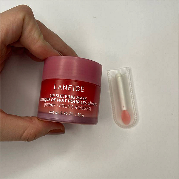 Máscara Labial LANEIGE Lip Sleeping Mask Intense Hydration with Vitamin C | Cor: Berry (Sem caixa)