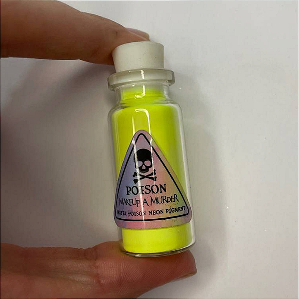 Pigmento Makeup a Murder Pastel Poison Neon | Cor: Amarelo (Sem caixa)