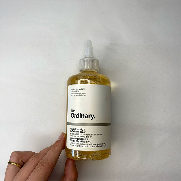 Tônico Facial The Ordinary Glycolic Acid 7% Exfoliating Toner 240ml (Sem caixa)