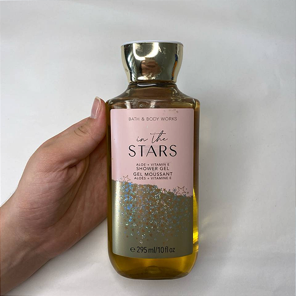 Gel de Banho Bath And Body Works In The Stars Body Wash 295ML (Embalagem arranhada e com marcas de cola de durex)