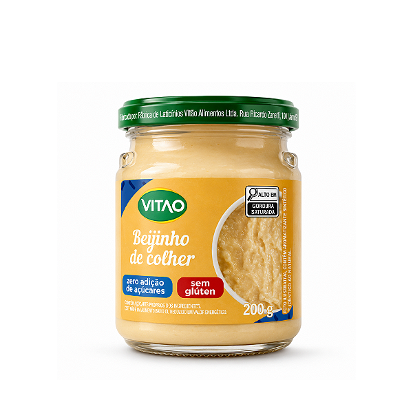 Beijinho De Colher Zero adic Açúcar Vitao 200G