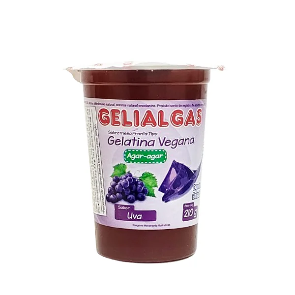 Gelatina Vegetal 210g | Sabor Uva