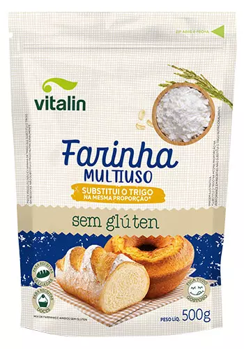 Farinha Multiuso – Sem Glúten, Vegana e Versátil | 500g