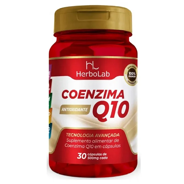 Coenzima Q10 Herbolab 100mg 30 Cápsulas