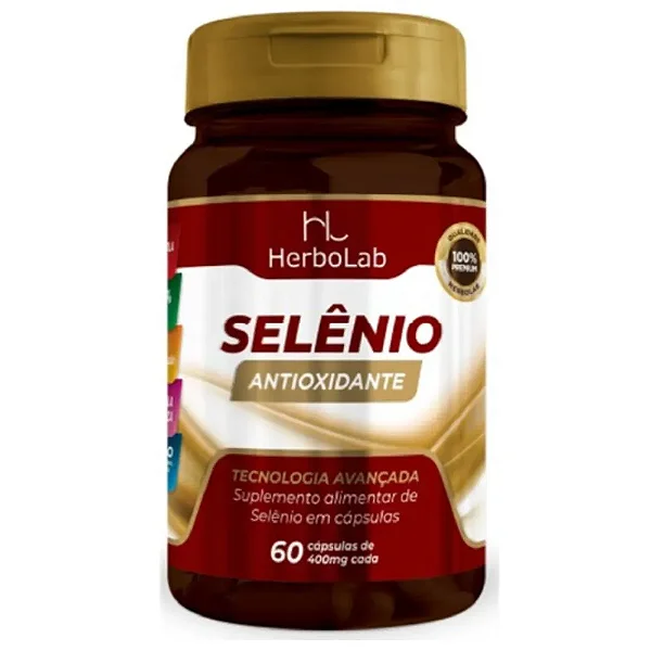 Selênio 400mg 60 Cápsulas