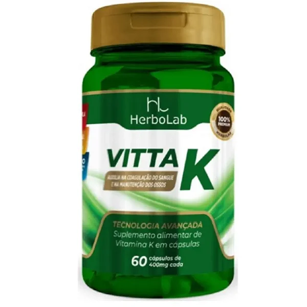 Vitta K 400mg Herbolab 60 Cápsulas