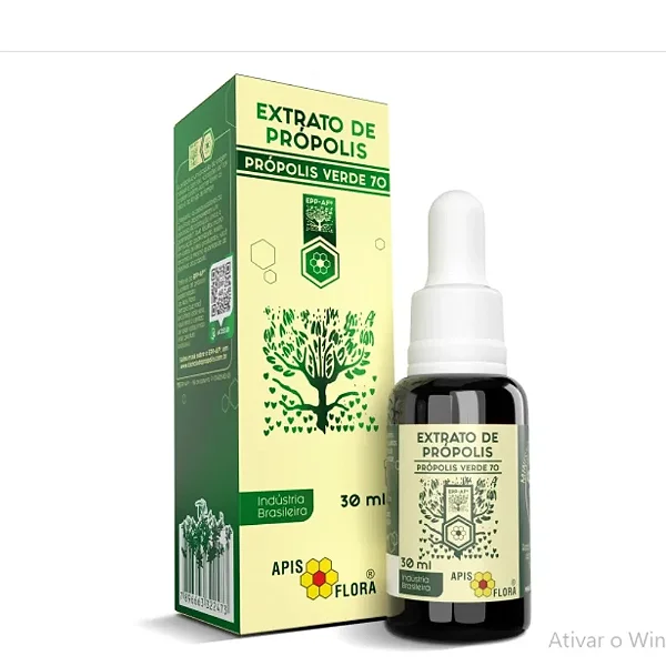 Extrato de Própolis Verde Apis Flora (70%) 30ml