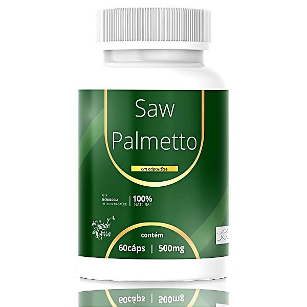 Saw Palmetto 500mg 60 Cápsulas