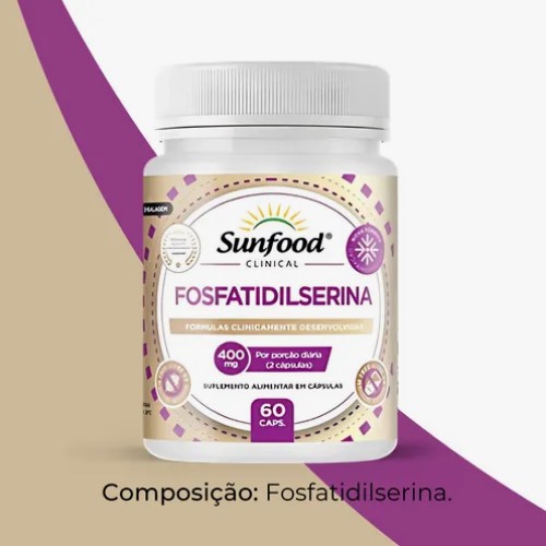 Fosfatidilserina 500mg c/60 cápsulas