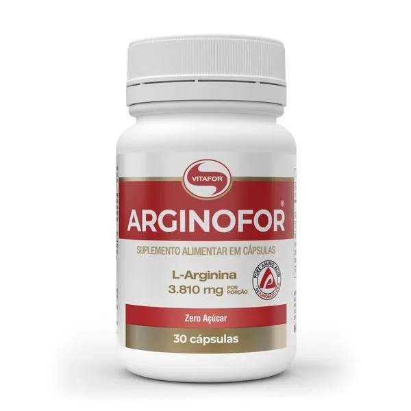 L-Arginina Vitafor Arginofor - 30 Cápsulas (3810mg)